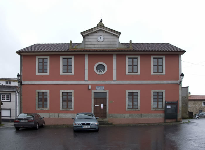 Antiga Escola de Pasarela Enrique Labarta Pose-Foto-Arquivo da Emigracion Galega