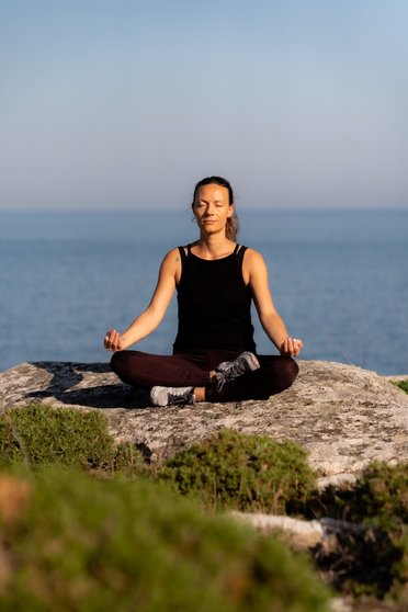 Lauren Schuivens trouxo a súa Samavira Meditation no marco do The Break Costa da Morte