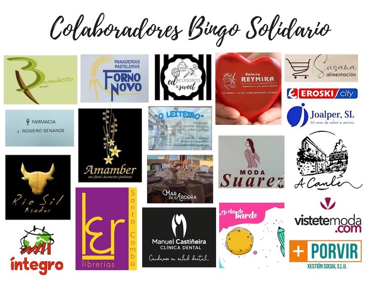 Imaxe empresas colaboradoras Bingo Social Integro