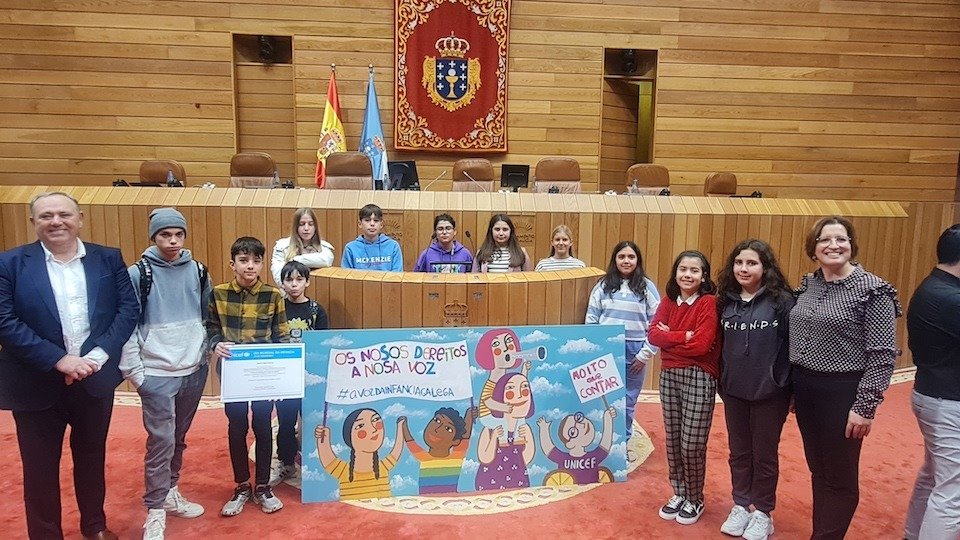 2023.11.28.- Foro Unicef-Parlamento de Galicia. Representantes A Laracha