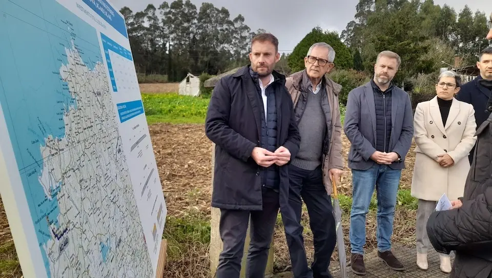 Trenor Evencio e Paula Mouzo en Carballo obras