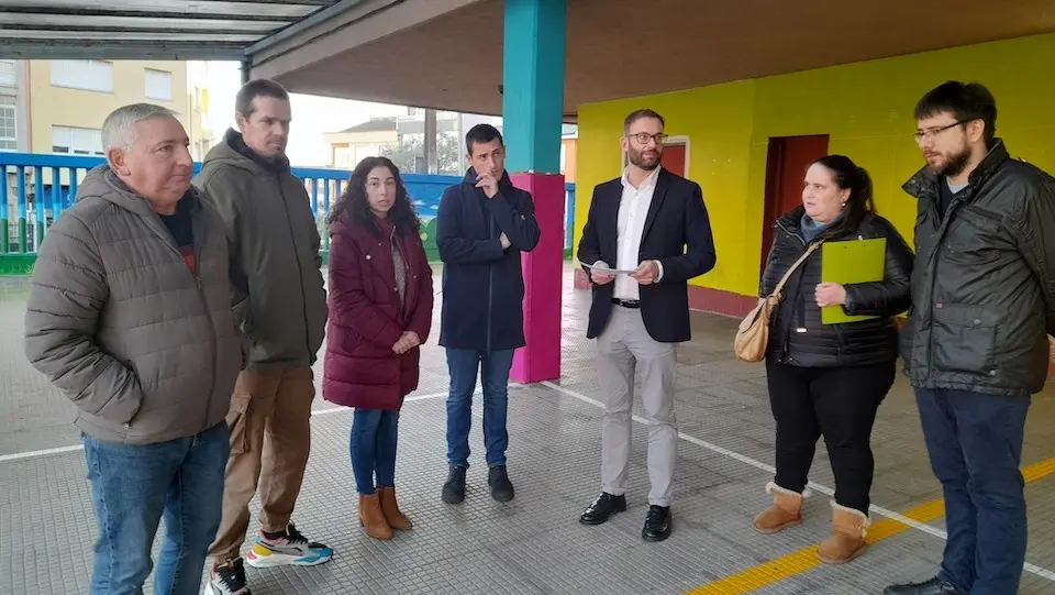 CEIP Mar de Fora Fisterra visita institucional