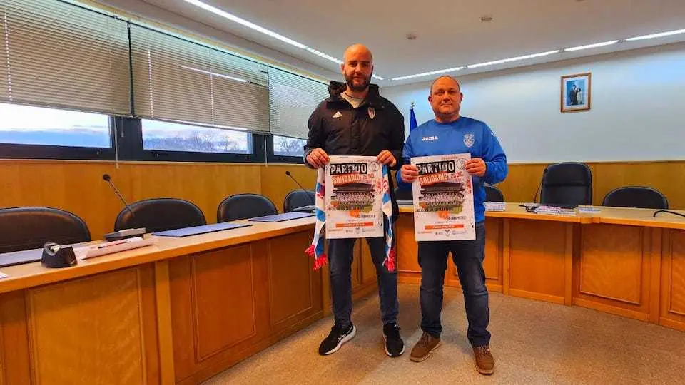 Victor Pazos xunto con Miguel Cousillas na presentacion do Partido Solidario QPC-Rett