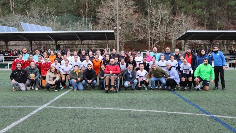 Seleccion da Costa FUTFEM Partido Solidario Louro Foto Familia