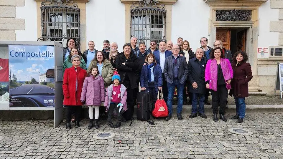 Comitiva Coruna en Delemont Exposicion Taxi Compostelle