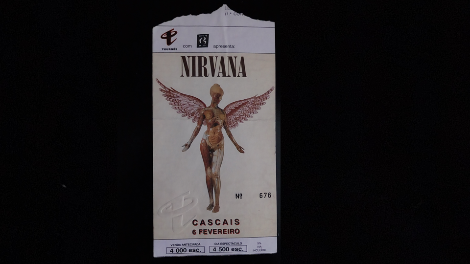 Entrada de Nirvana Cascais 1994
