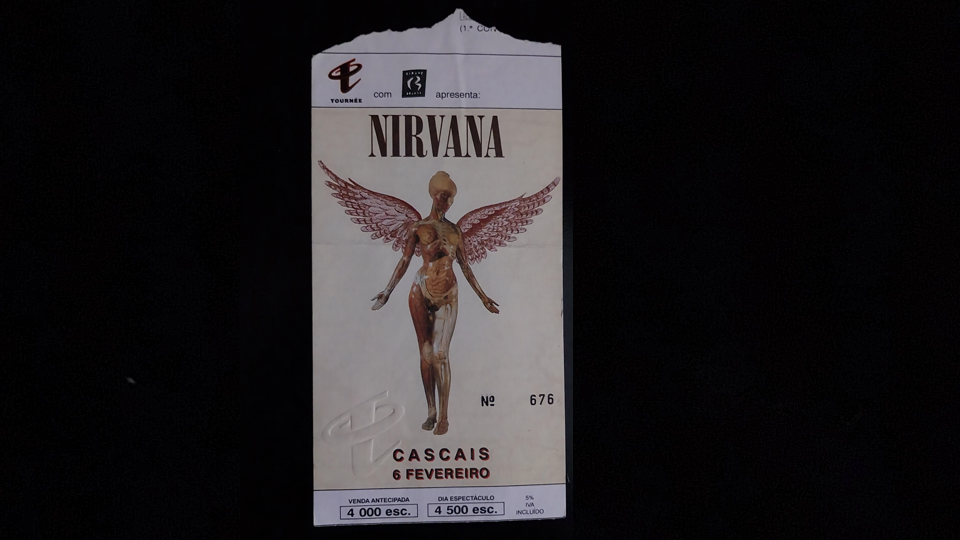 Entrada de Nirvana Cascais 1994