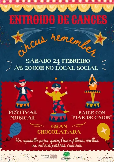 Circus Remeber no Entroido de Cances-Carballo 2024