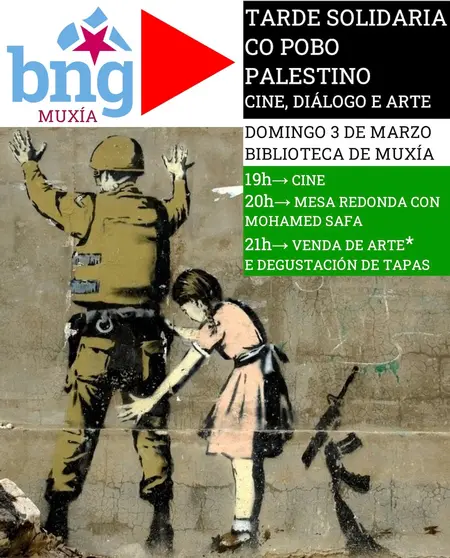 Tarde solidaria con Palestina en Muxia