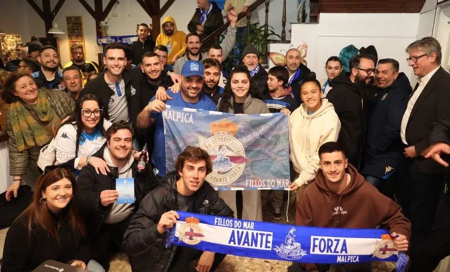 Pena Deportivista Avante Forza Malpica-Foto Familia boa