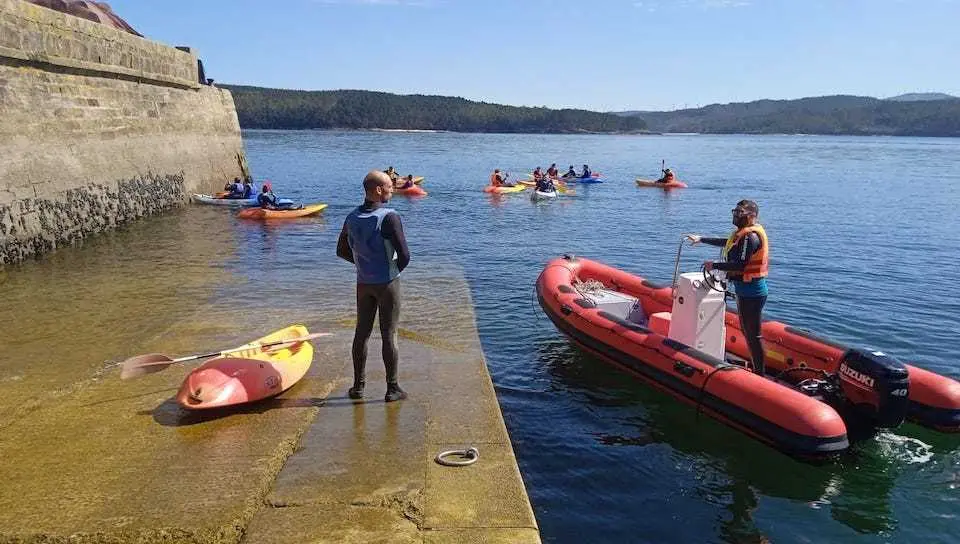 O Mar na Escola en Camarinas-Kaiak