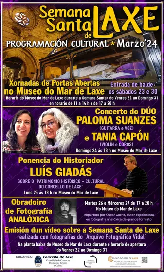 cartel programa cultural semana santa laxe 24