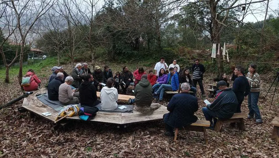 Parlamento das Cousas no Bosque Finca Cambeiro de Corcubion