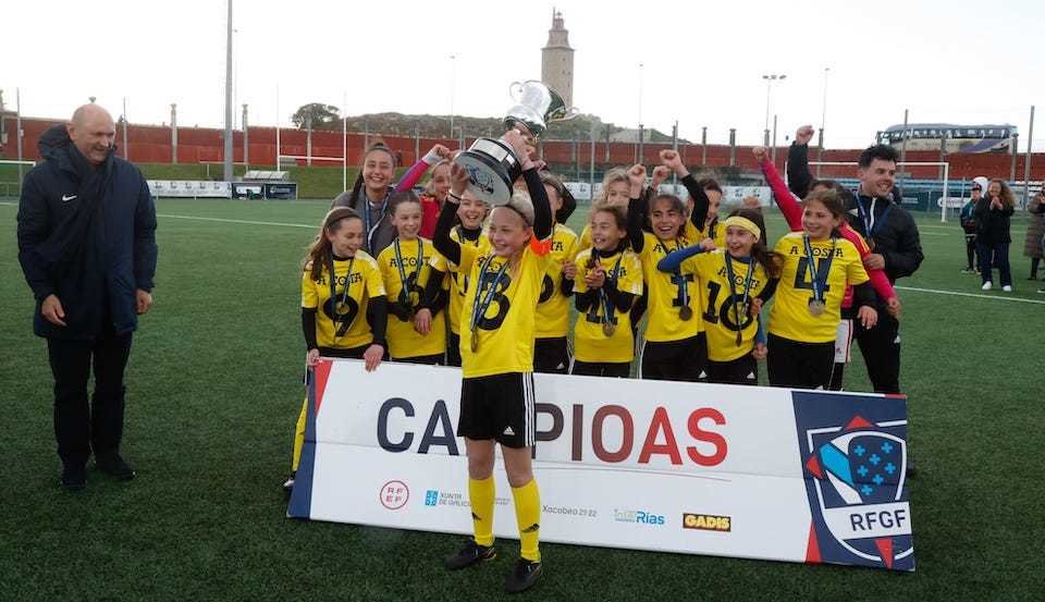 Seleccion da Costa sub 11 Feminina campiona Galicia-Noa Bardullas