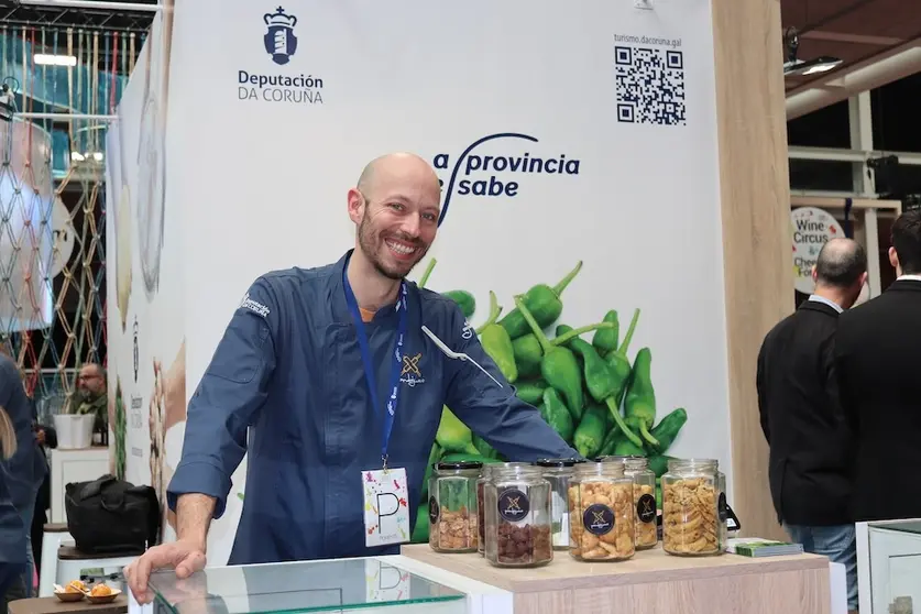 Diego Trillo de Pandejuevo coa Deputacion no Forum Gastronomico