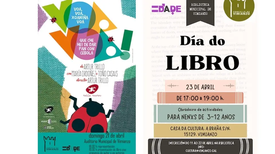 Dia do Libro en VImianzo con Talia Teatro 2024