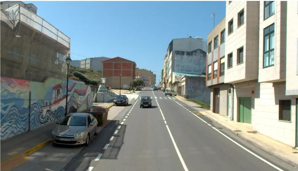 Estrada onde vai a glorieta de Malpica