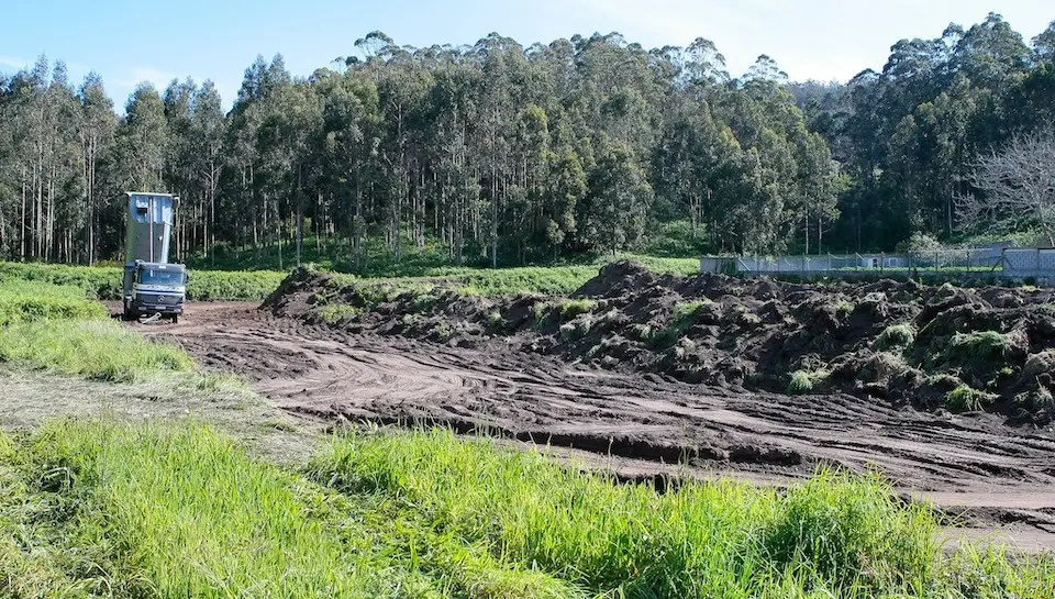 Obras aparcamento Balares