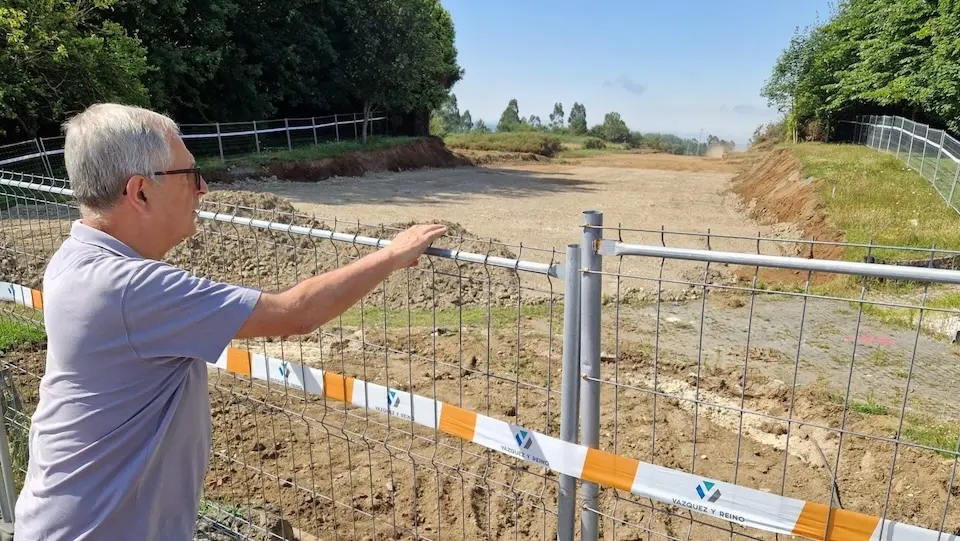Obras estrada Bertoa-Razo