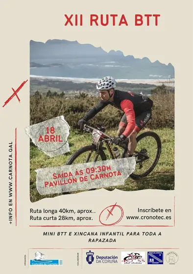 Cartel XII BTT Carnota