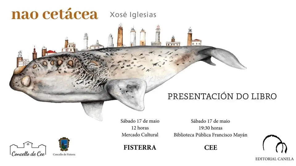 Presentacions do libro de Xose Iglesias Nao Cetacea en Cee e Fisterra