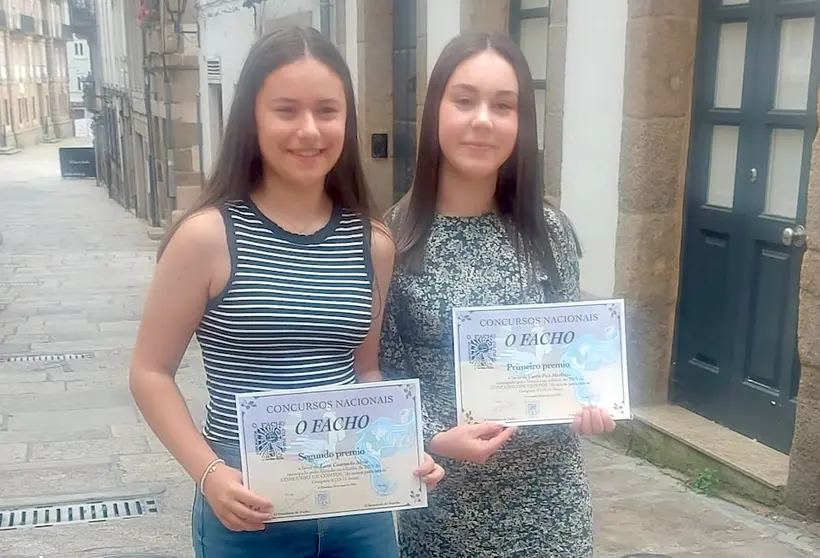 CARLA Paz e Lara Caamaño Alvite do IES Ramoon Caamano de Muxia