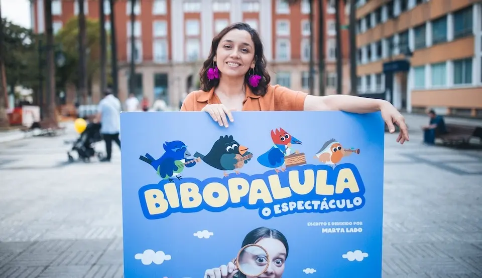 Marta Lado directora do espectaculo teatral de Bibopalula