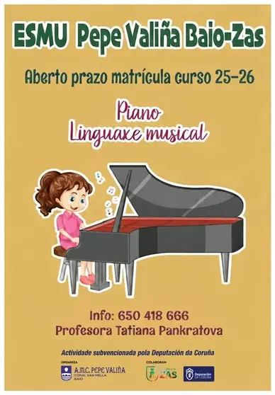 cartel escola Pepe Valina de Baio 25-26