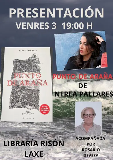 Presentacion libro Punto de Araña en Laxe