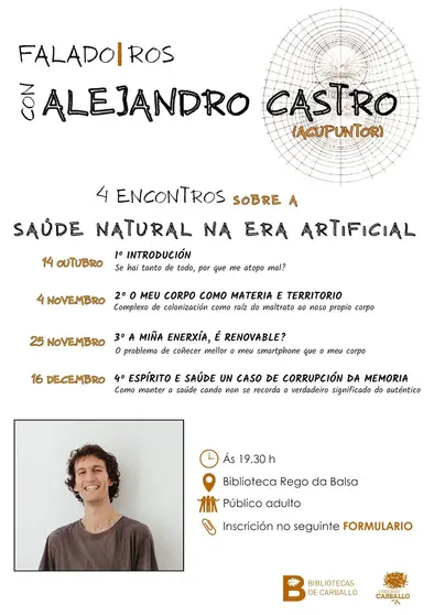 As Bibliotecas de Carballo poñen en marcha un ciclo de talleres sobre saúde natural
