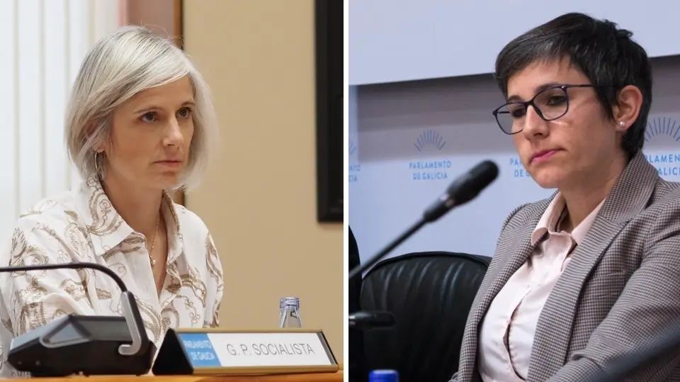 As deputadas Patricia IGlesias e Paula Mouzo