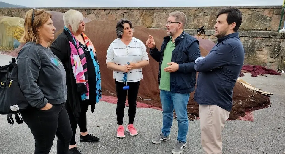 Reunion do BNG coas mariscadoras de Camarinas