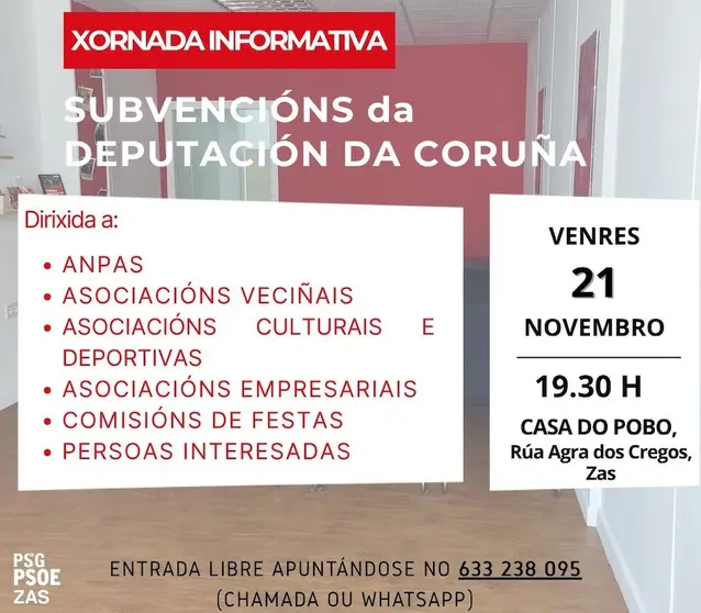 XORNADA INFORMATIVA PSOE Zas