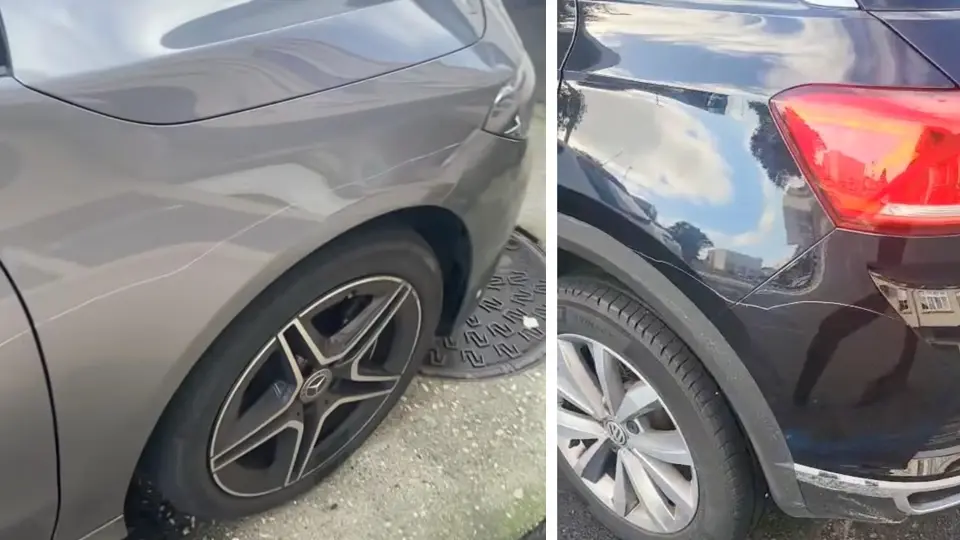 raiaduras de coches en Cee