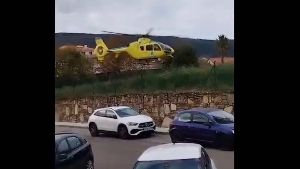 Helico Santiago no Monte do Carme en Carballo