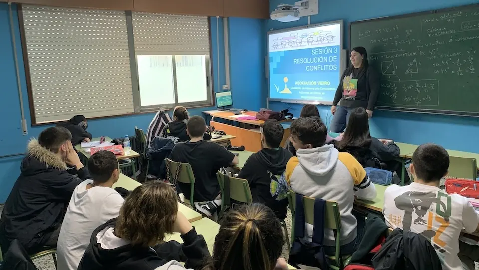 Vieiro no IES en 3&ordm; Eso