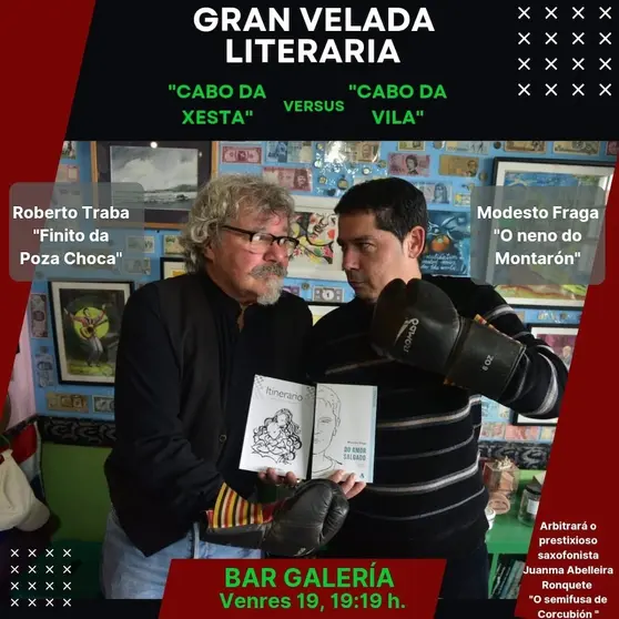 Velada literaria bar A Galería