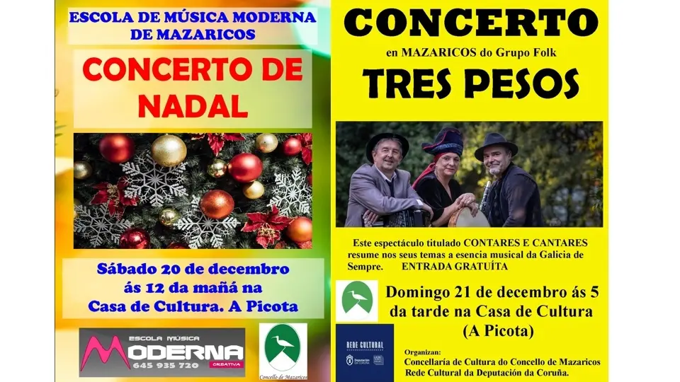 Concerto de Nadal e Os Tres Pesoe N. Mazaricos