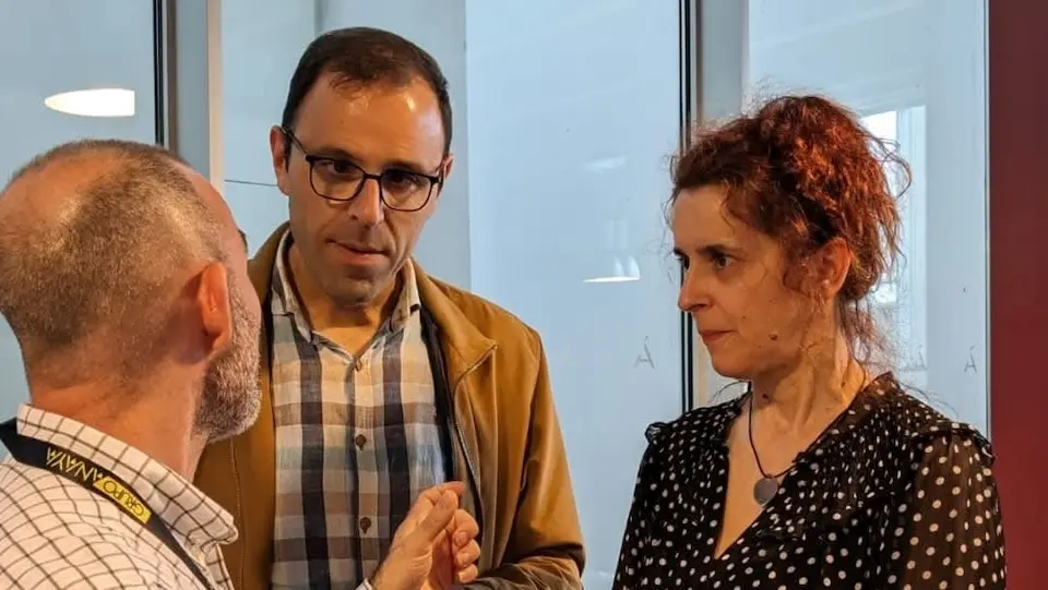 Oscar Rey Calo e Fina Paulos premios Nacional de Experiencias Educativas Competencia Dixital