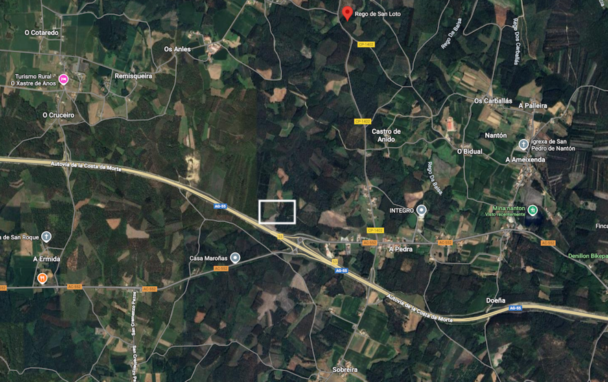 Zona do poligono de NAnton