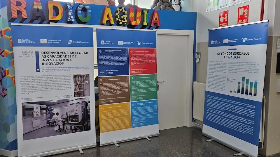 exposicion Fondos Europeos IES PEdrd a Aguia