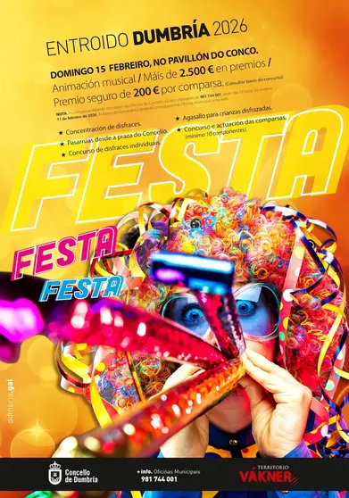 cartel entroido 2026 Dumbria