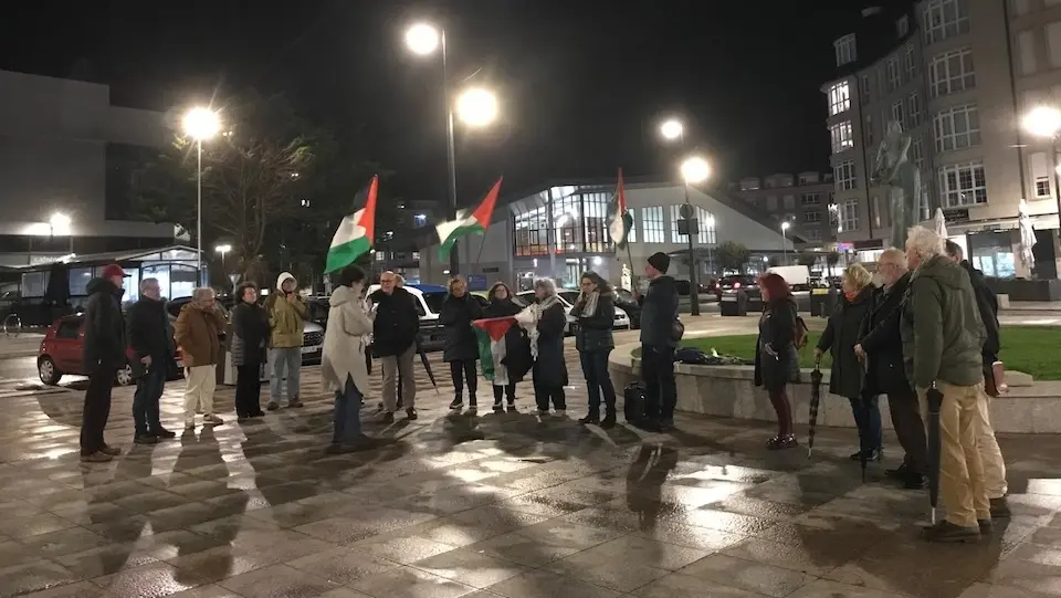 Heroes por Palestina en Cee co COAP Costa da Morte