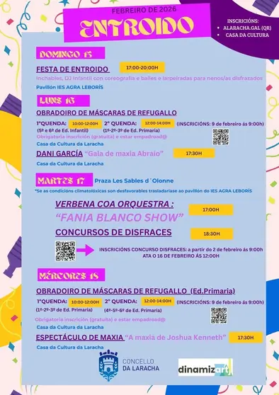 Programa Entroido A Laracha 2026 copia