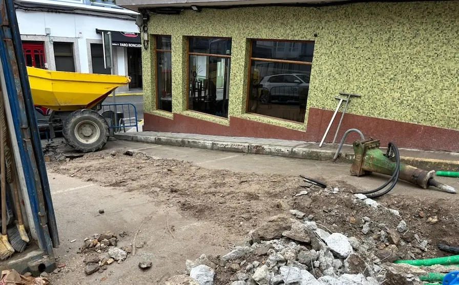 Mellora integral da rúa Voluntariado, en Corme Porto