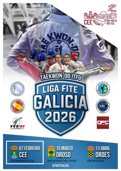 O&nbsp;Club Cee Deportes de Contacto volve ser anfitrión dunha&nbsp;nova Xornada da Liga de&nbsp;Taekwon-Do ITF