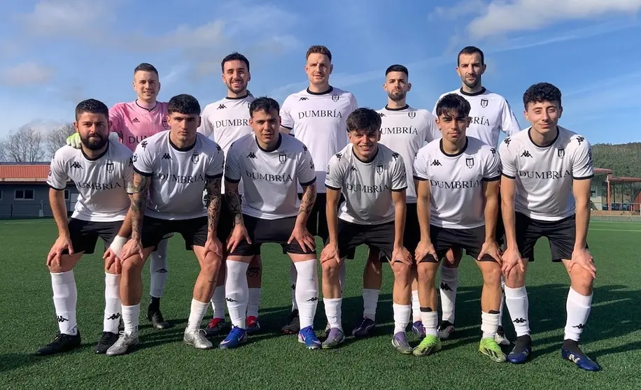 11 do CF Dumbria ante o Mino
