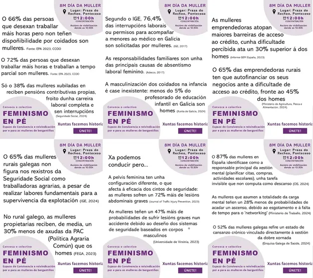 Datos de Feminismo en Pe sobre a desigualdade