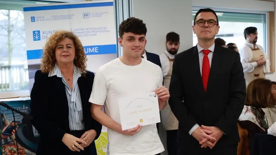 Gabriel Mugride ganador do Concurso de Cocina e Cocteleria de Pontedeume