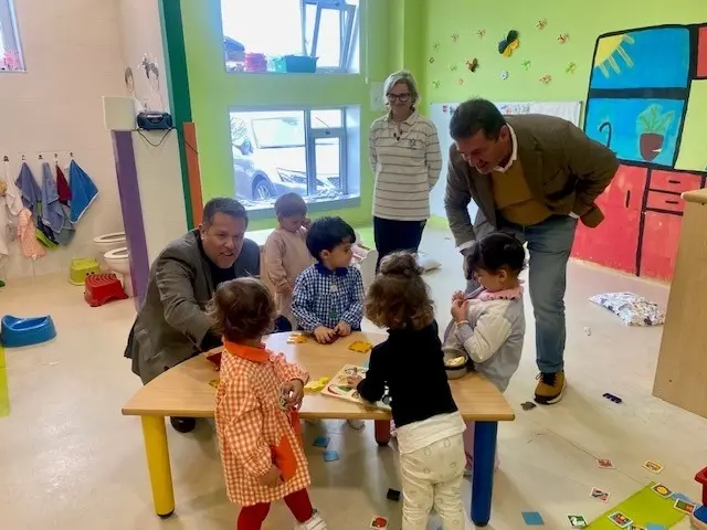 Visita a escola de Ponteceso